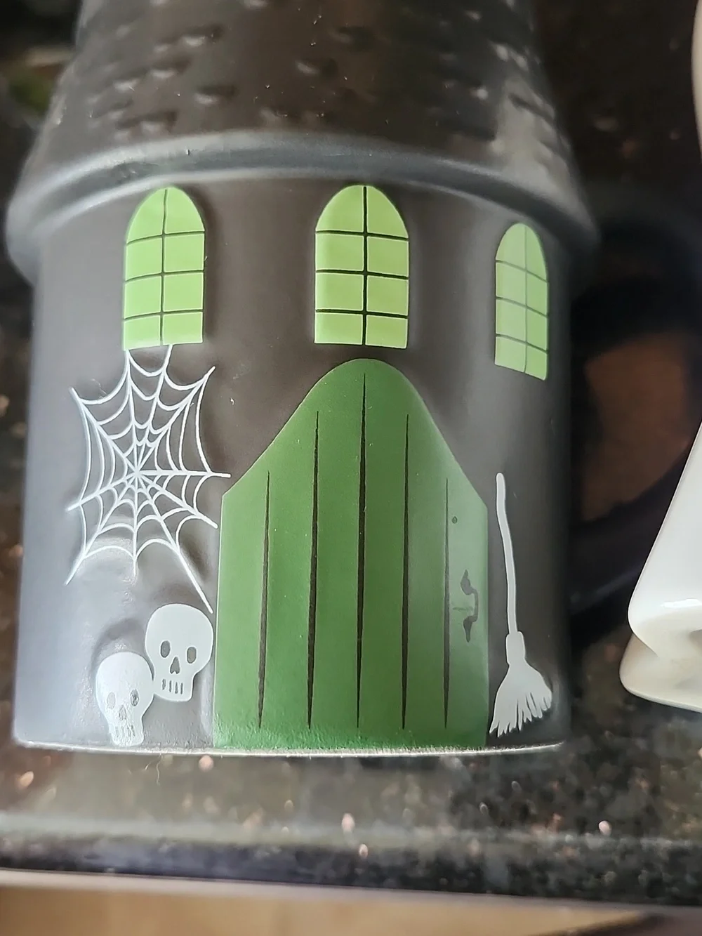 Ghost & Haunted House Ceramic Mugs - Set of 2